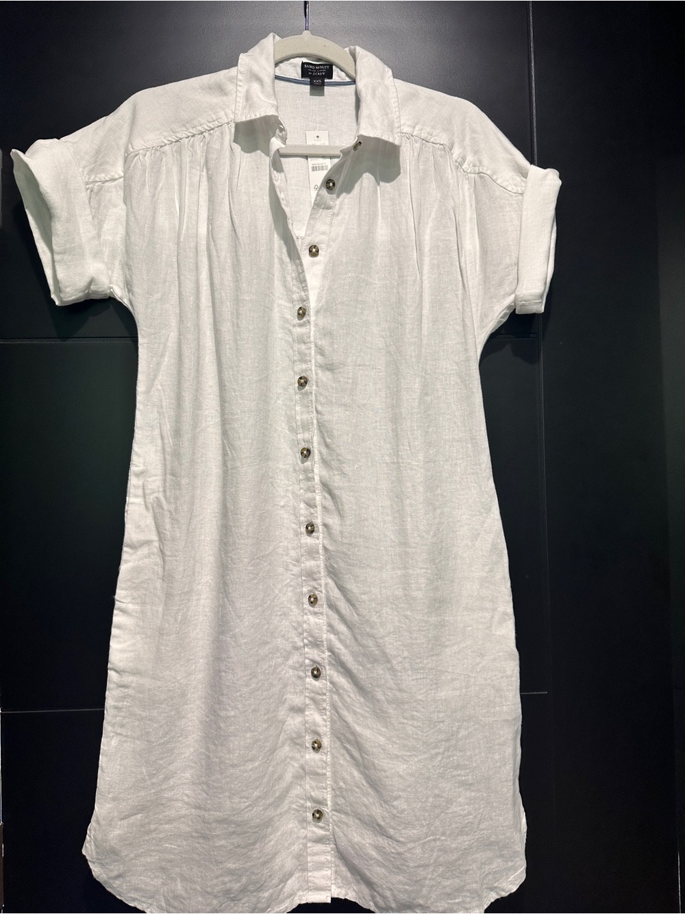 J. Crew Baird McNutt Linen Shirt Dress- NWT